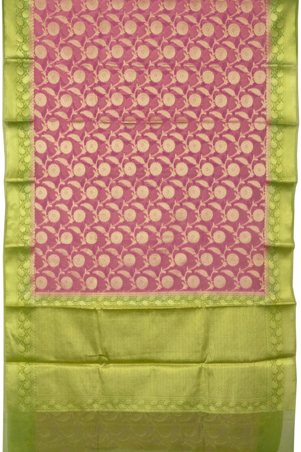 Pink Banarasi Organza Saree - Avishya