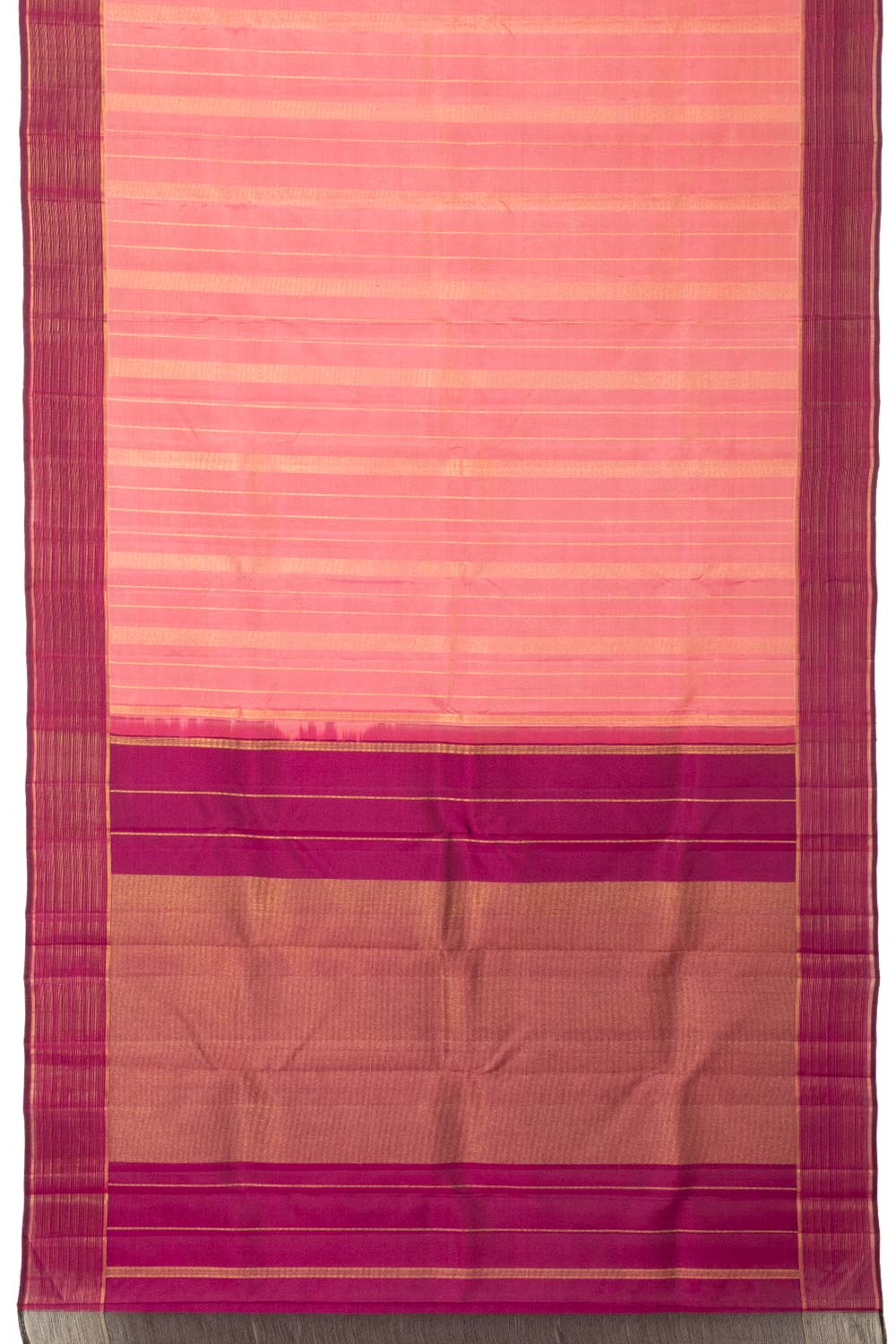 Pink Handloom Kanjivaram Silk Saree - Avishya