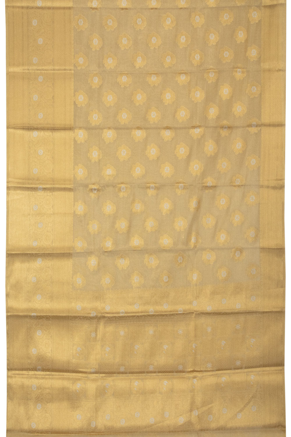 Parmesean Beige Banarasi Tissue Silk Saree - Avishya