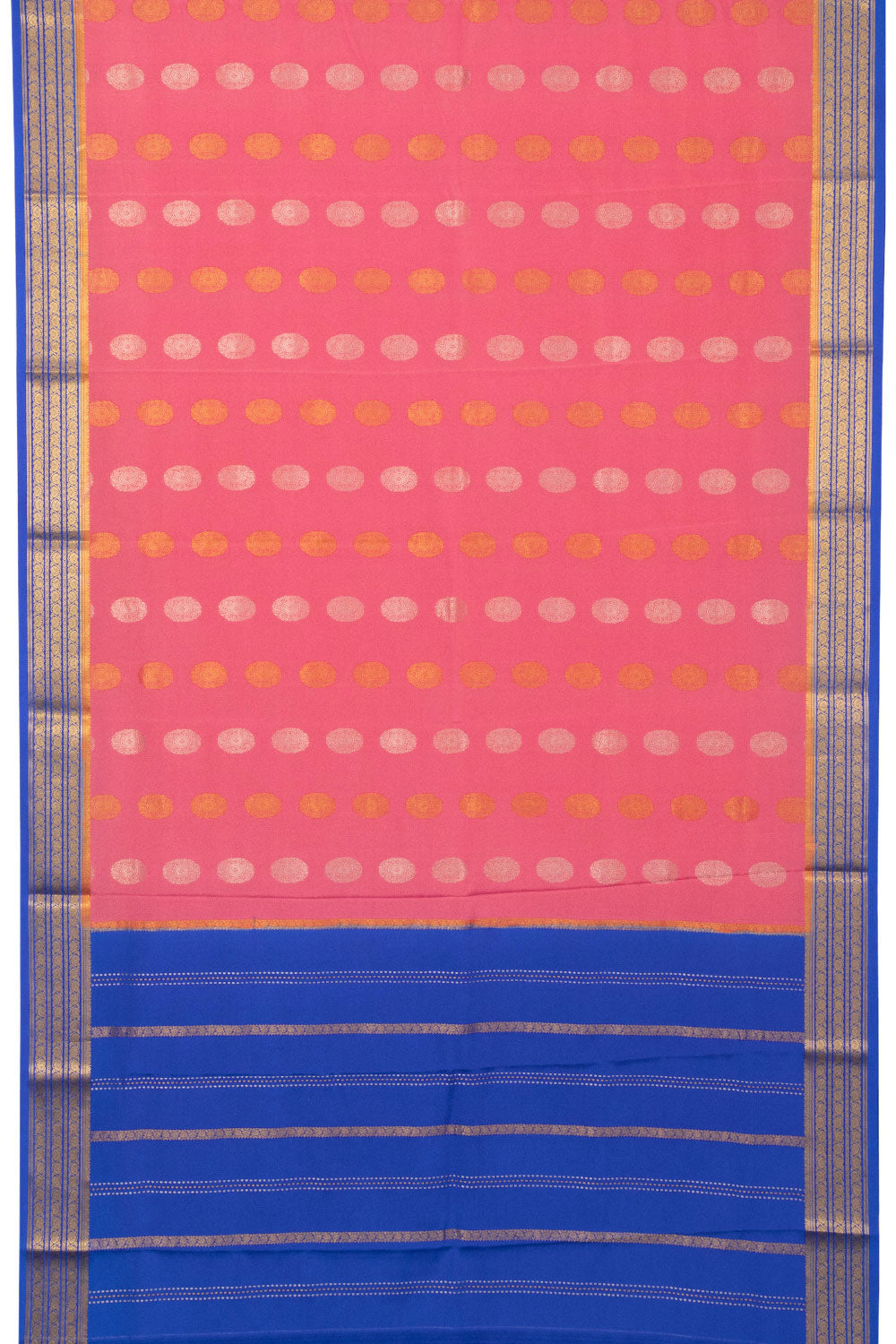 Pink Mysore Crepe Silk Saree - Avishya