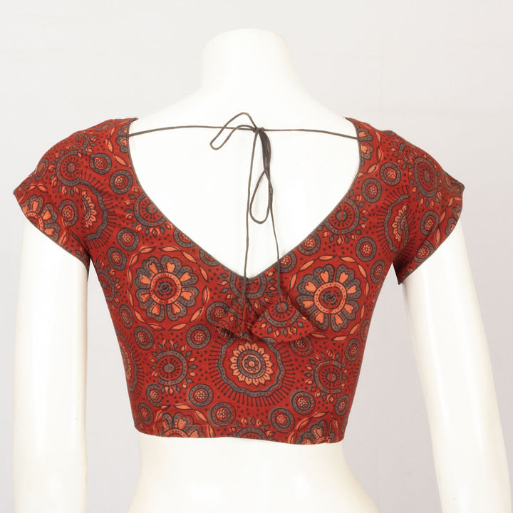 Maroon Cotton Blouse - Avishya