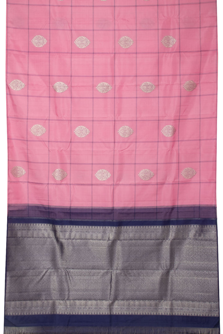 Pink Handloom Kanjivaram Silk Saree - Avishya