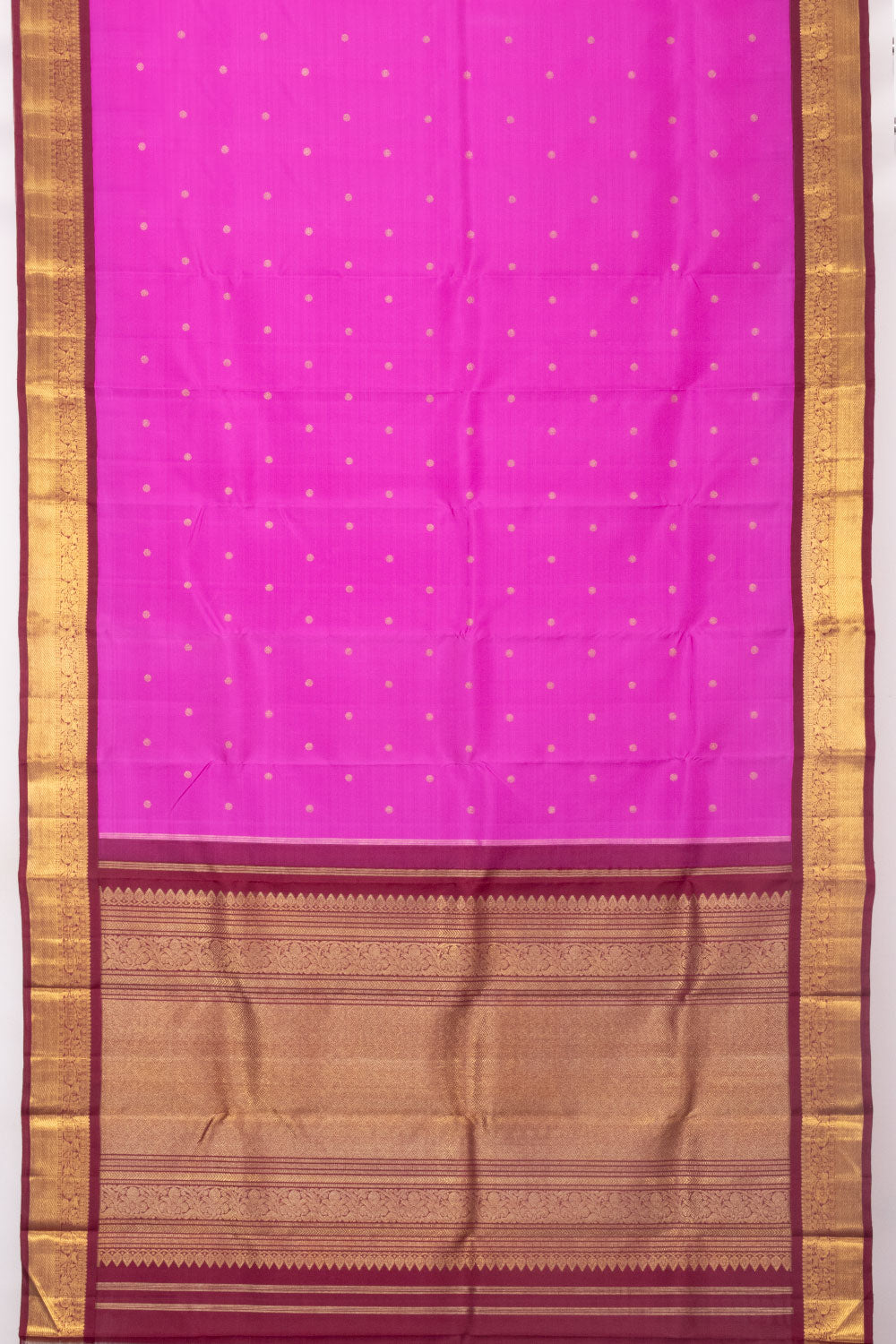 Pink Handloom Bridal Kanjivaram Silk Saree - Avishya