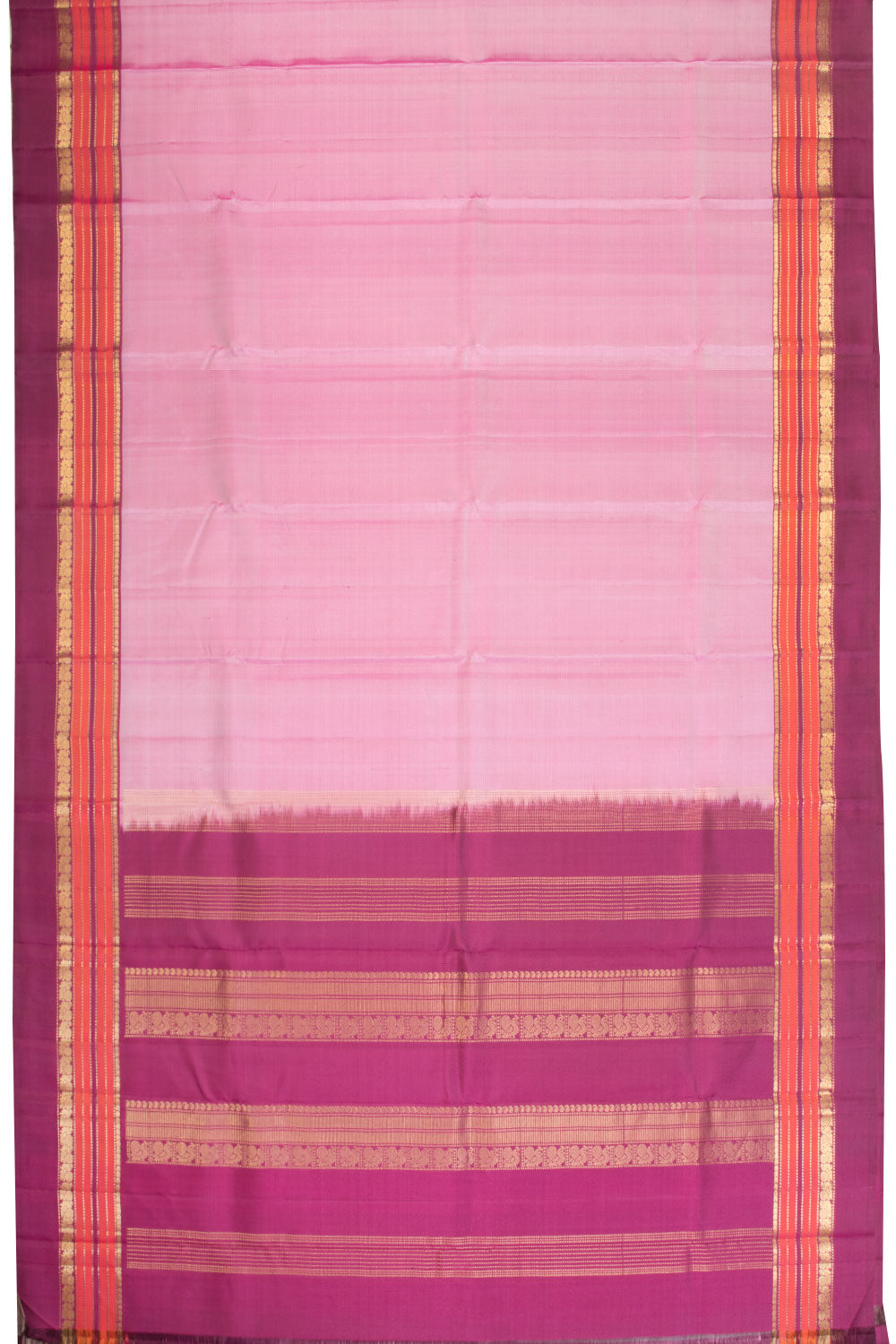 Pink Handloom Kanjivaram silk saree - Avishya