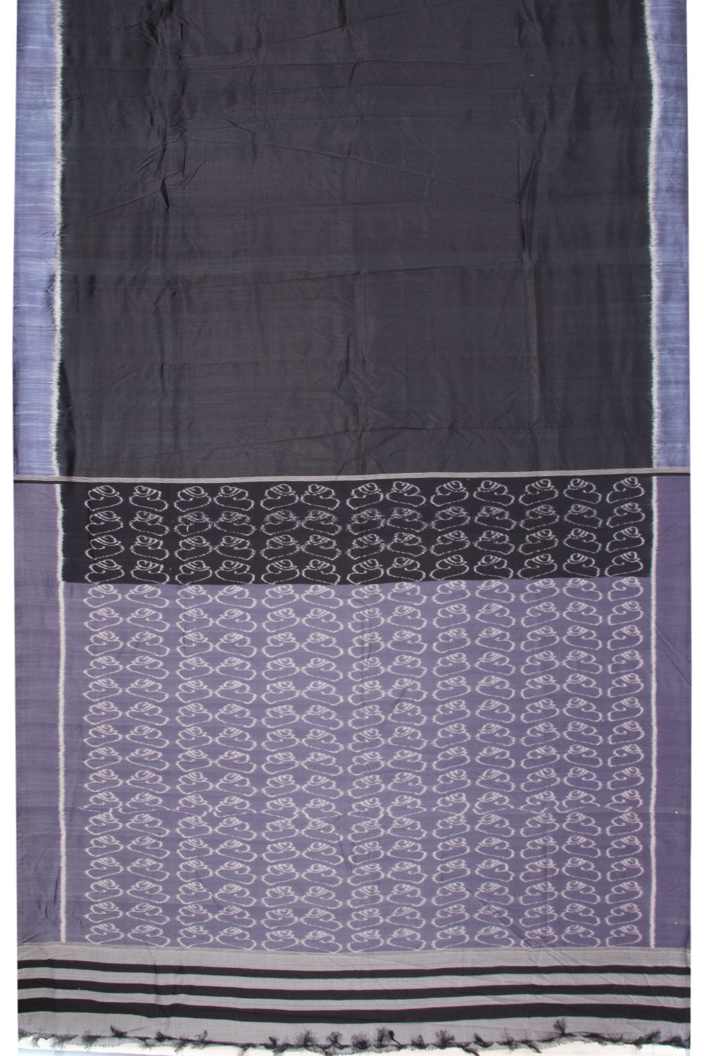 Black Handloom Odisha Silk Cotton Saree 