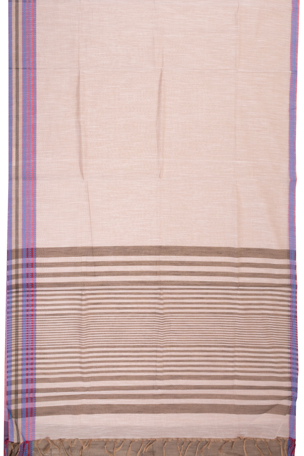 Grey Handloom Kanchi Cotton Saree