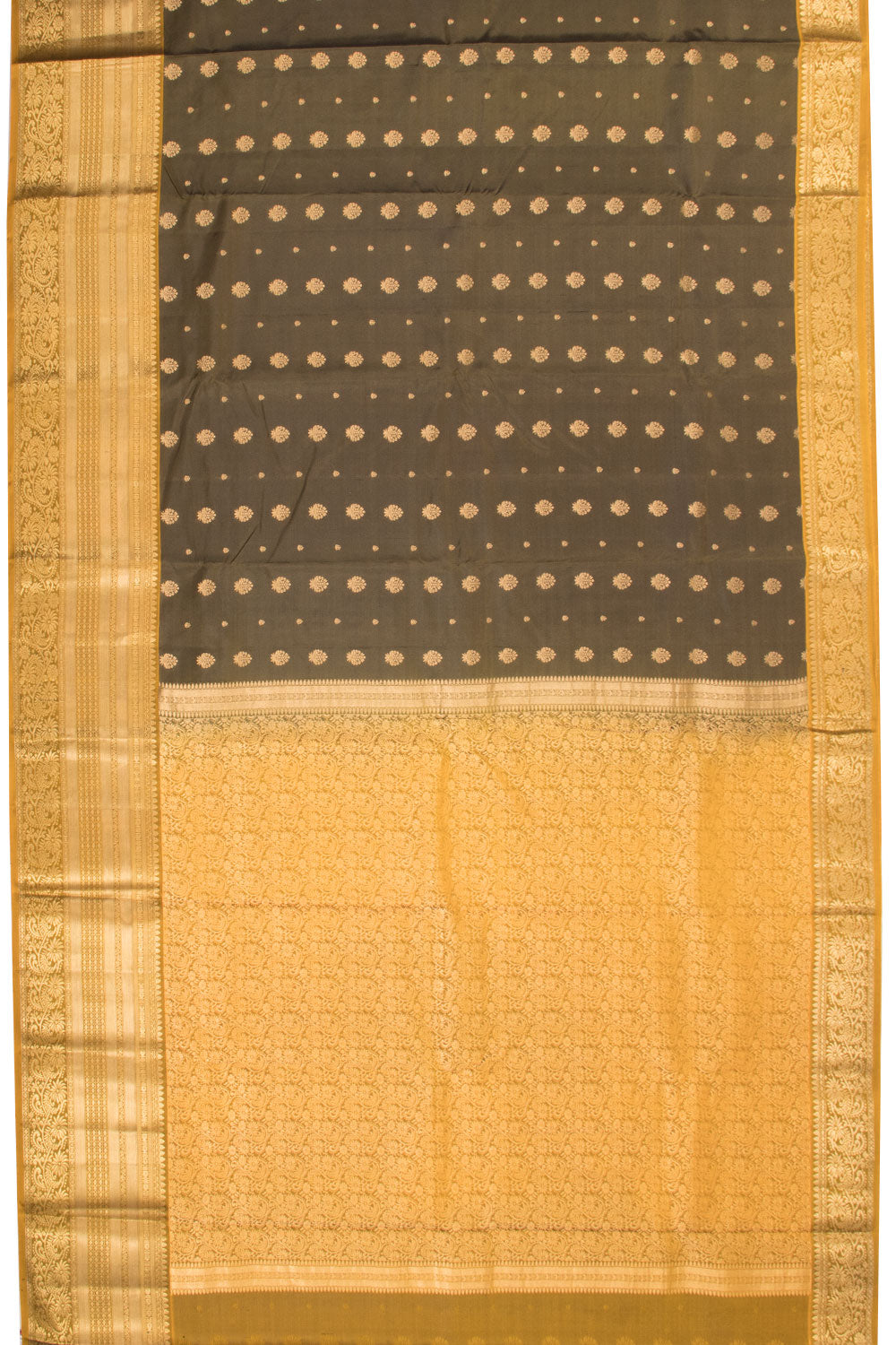 Brown Pure Silk Kanjivaram Saree