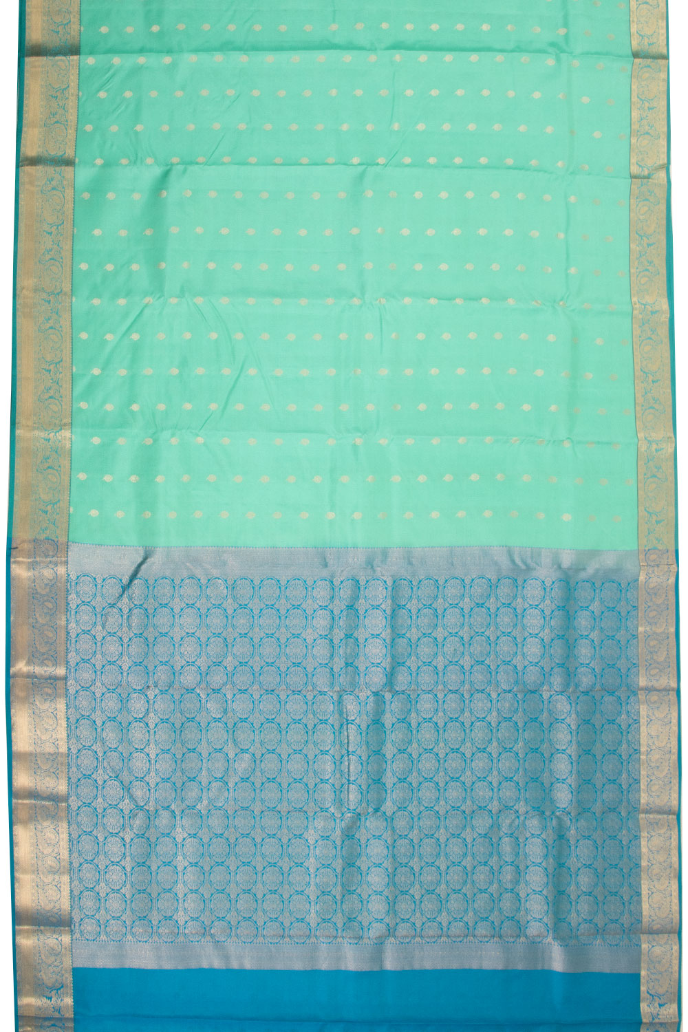 Blue Pure Silk Kanjivaram Saree 