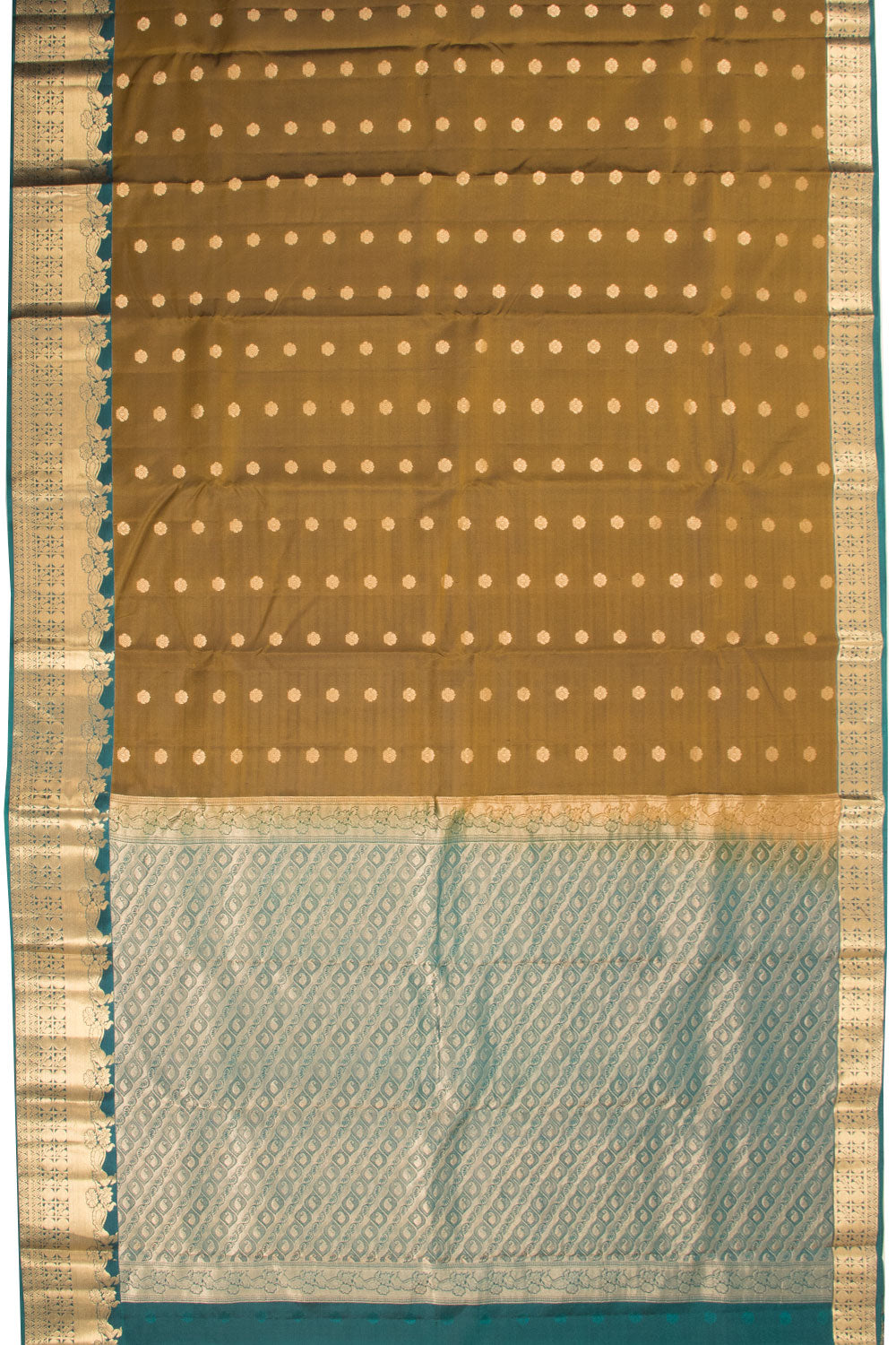 Brown Pure Silk Kanjivaram Saree