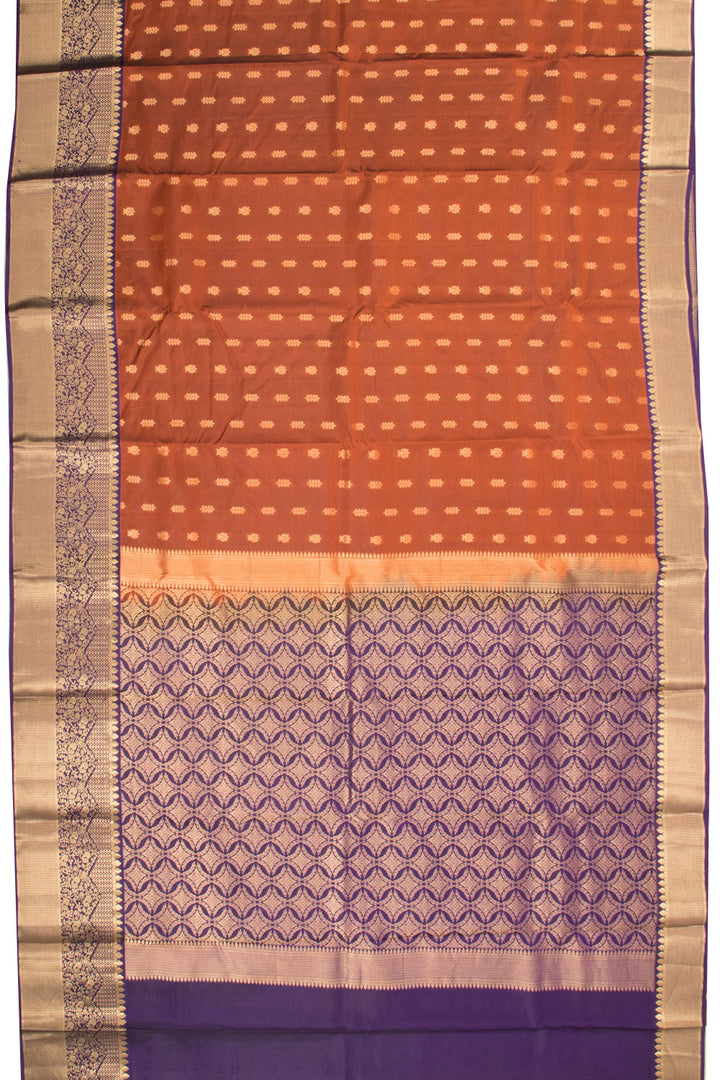 Brown Pure Silk Kanjivaram Saree 