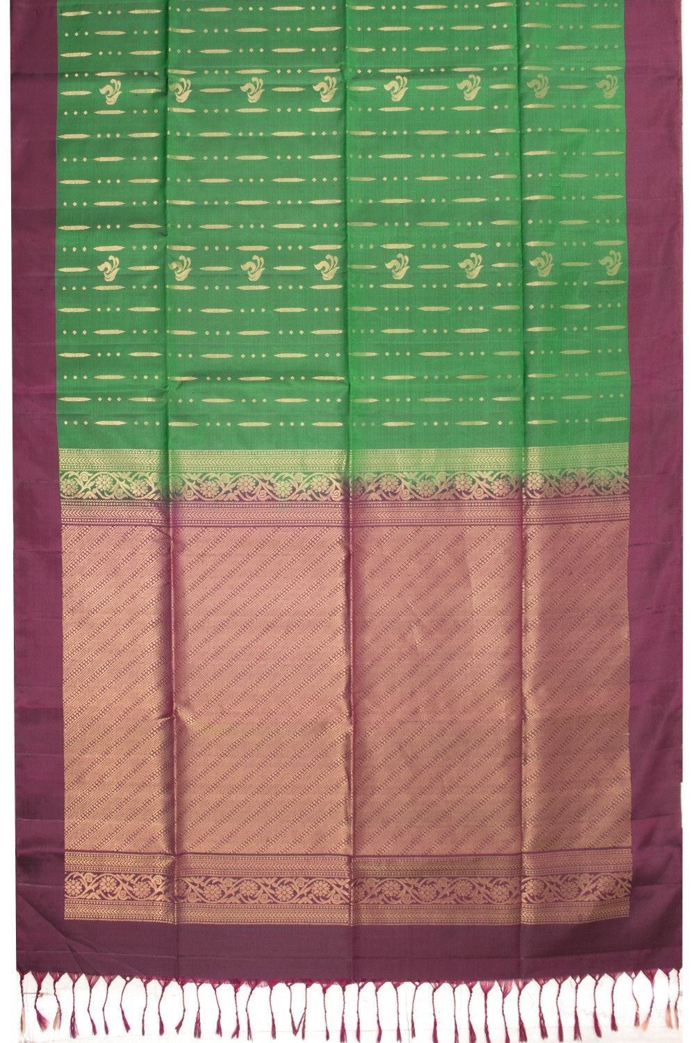 Green Kanjivaram Soft Silk Saree