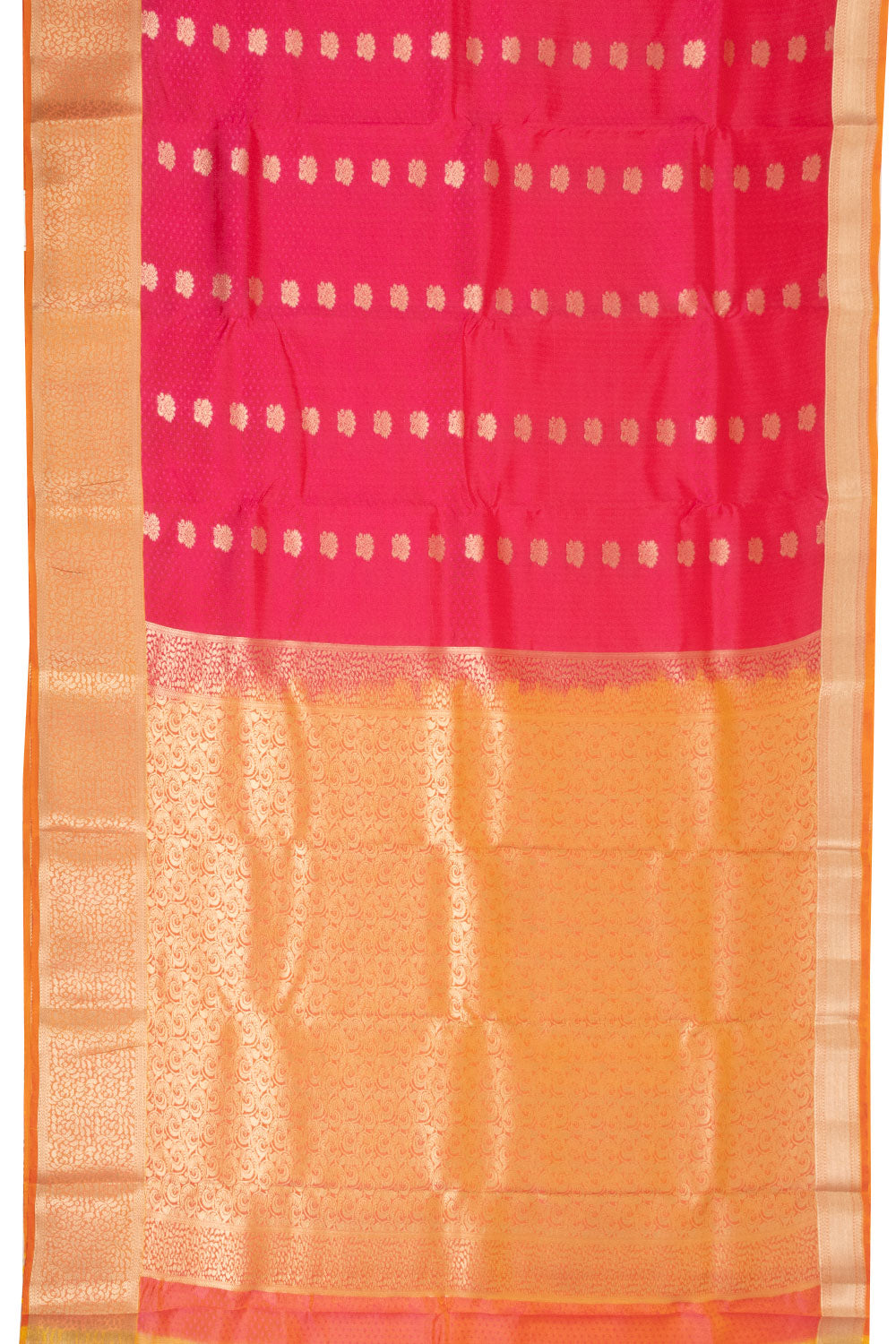 Pink Kanjivaram Blended Silk Saree