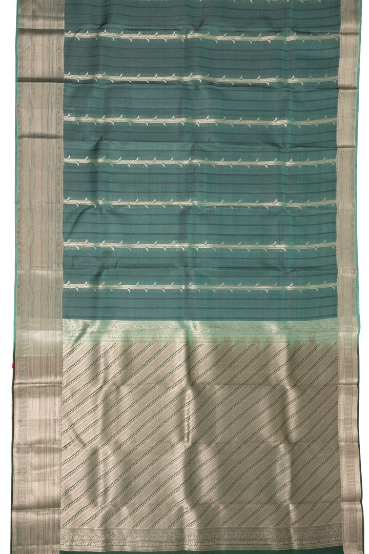 Green Kanjivaram Blended Silk Saree