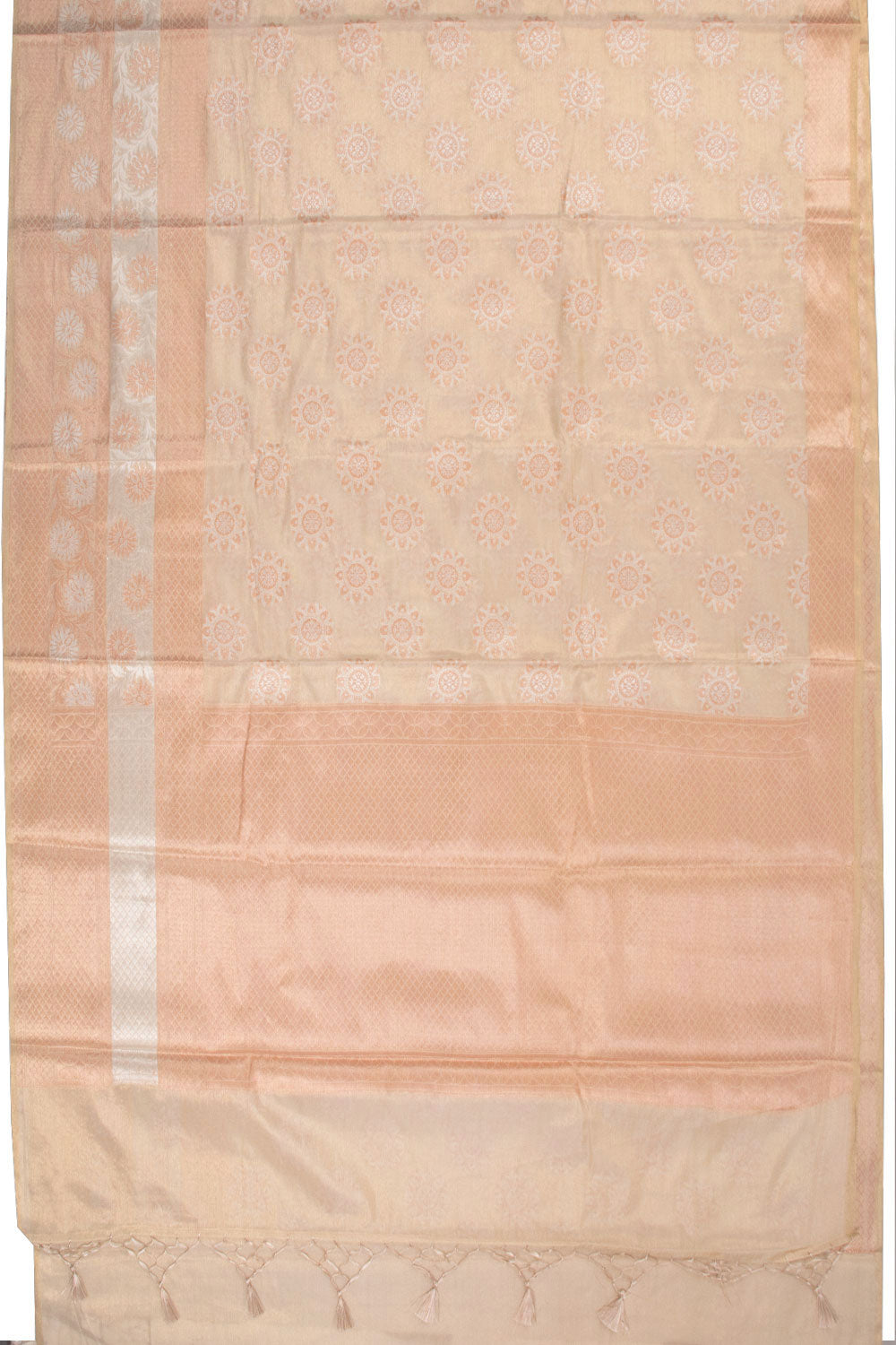 Gold Banarasi Tissue Silk Saree 10072280