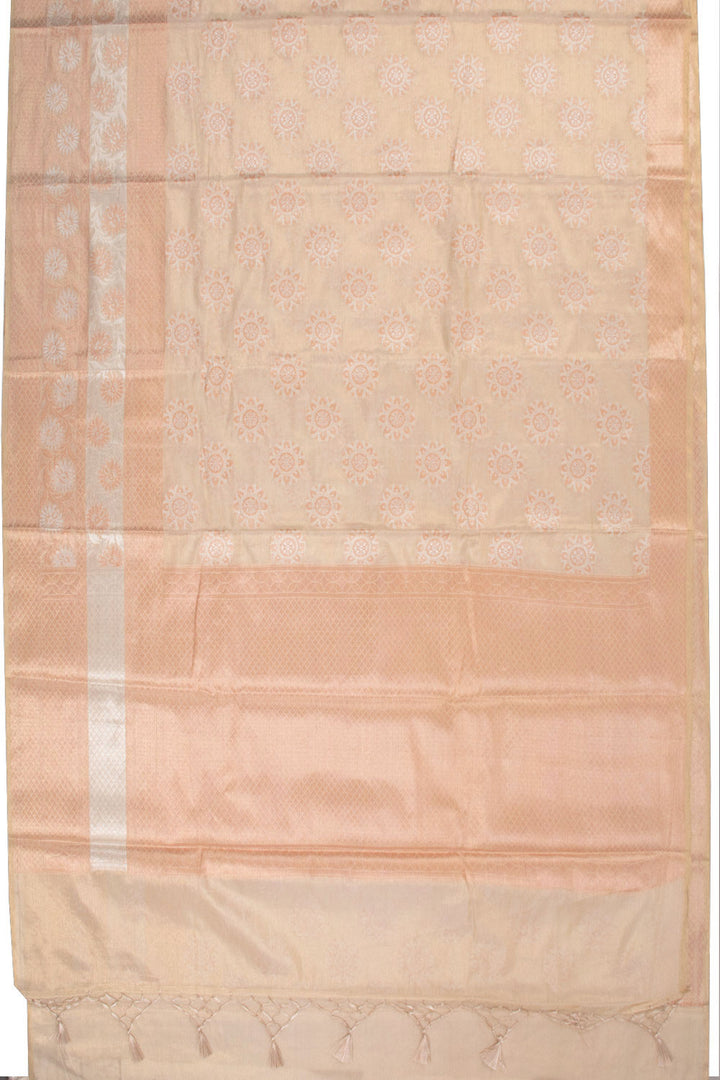 Gold Banarasi Tissue Silk Saree 10072280