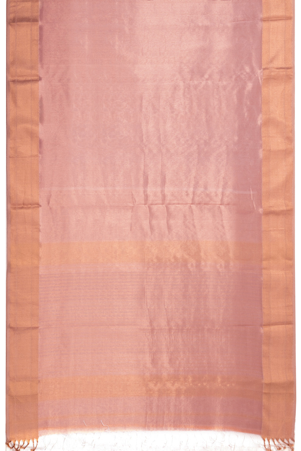 Peach Handloom Maheshwari Silk Cotton Saree 10073145