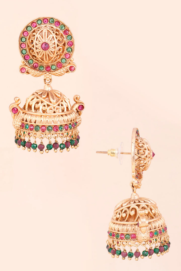 Gold Plated Jhumka Earring