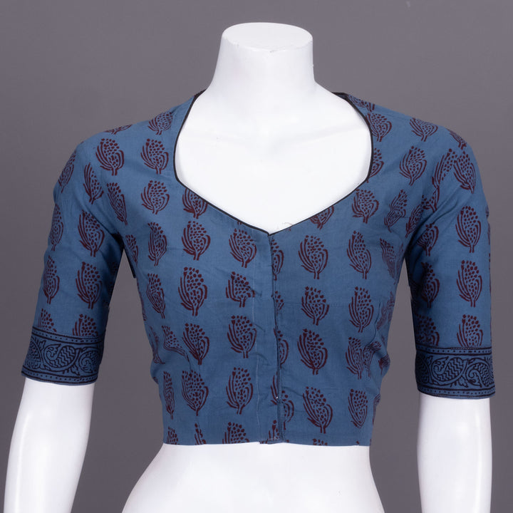 Blue Bagh Printed Cotton Blouse 10072222