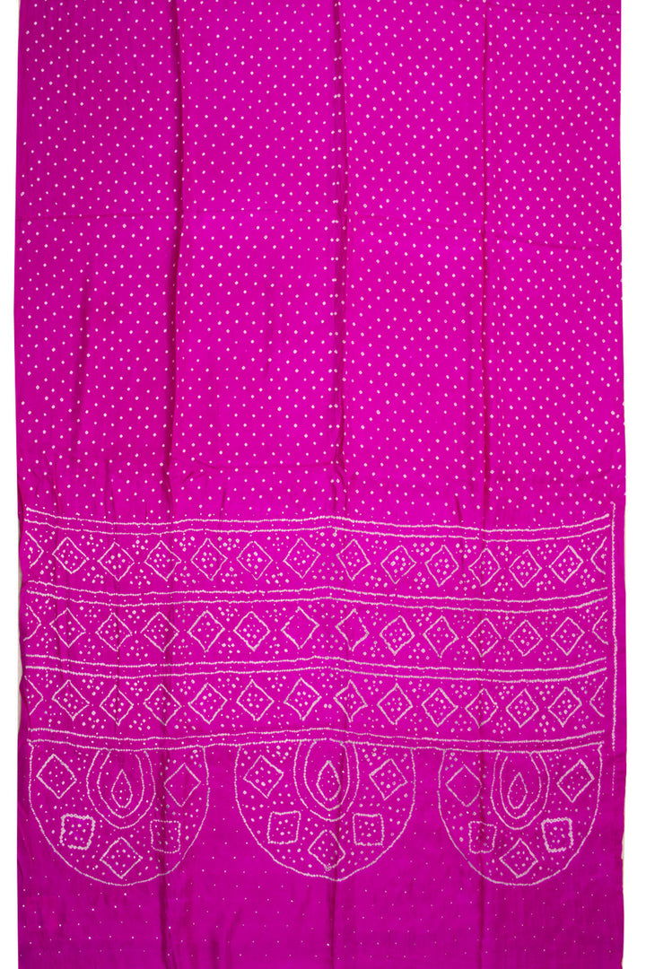 Pink Mulberry Silk Saree With Mukaish work 10073086