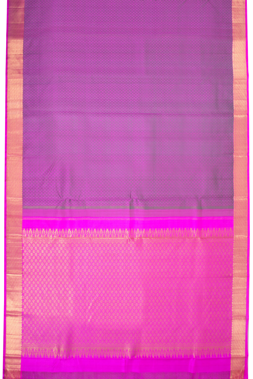 Purple Handloom Kanjivaram Silk Saree