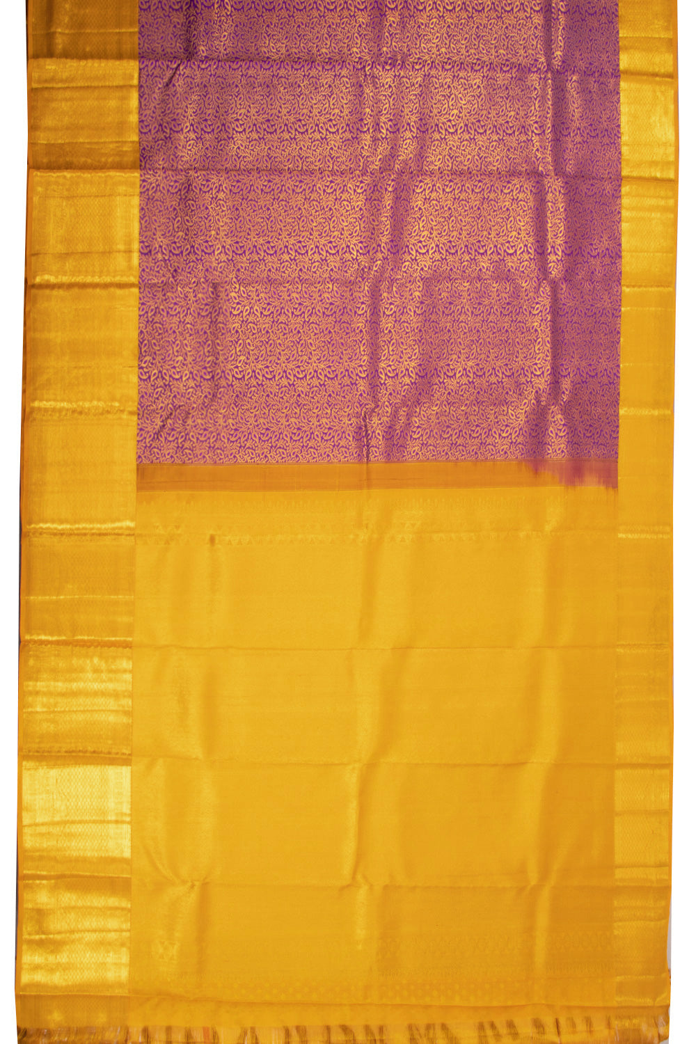 Purple Kanchipuram Pure Zari Silk Saree 10072872