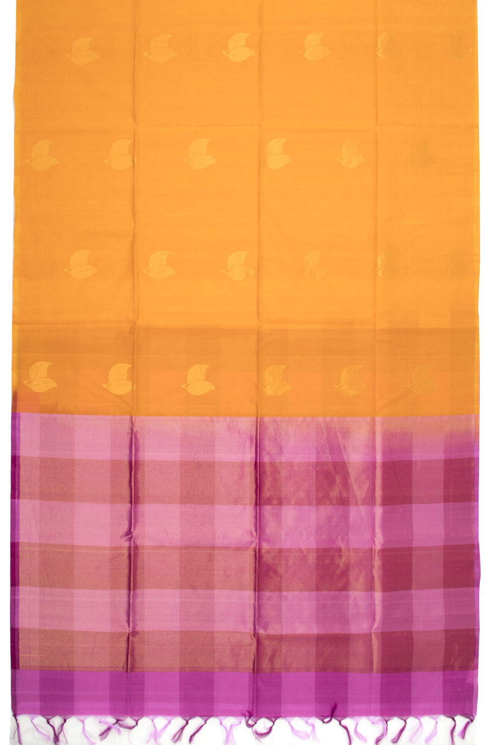 Yellow Handloom Kovai Silk Cotton Saree 10073773