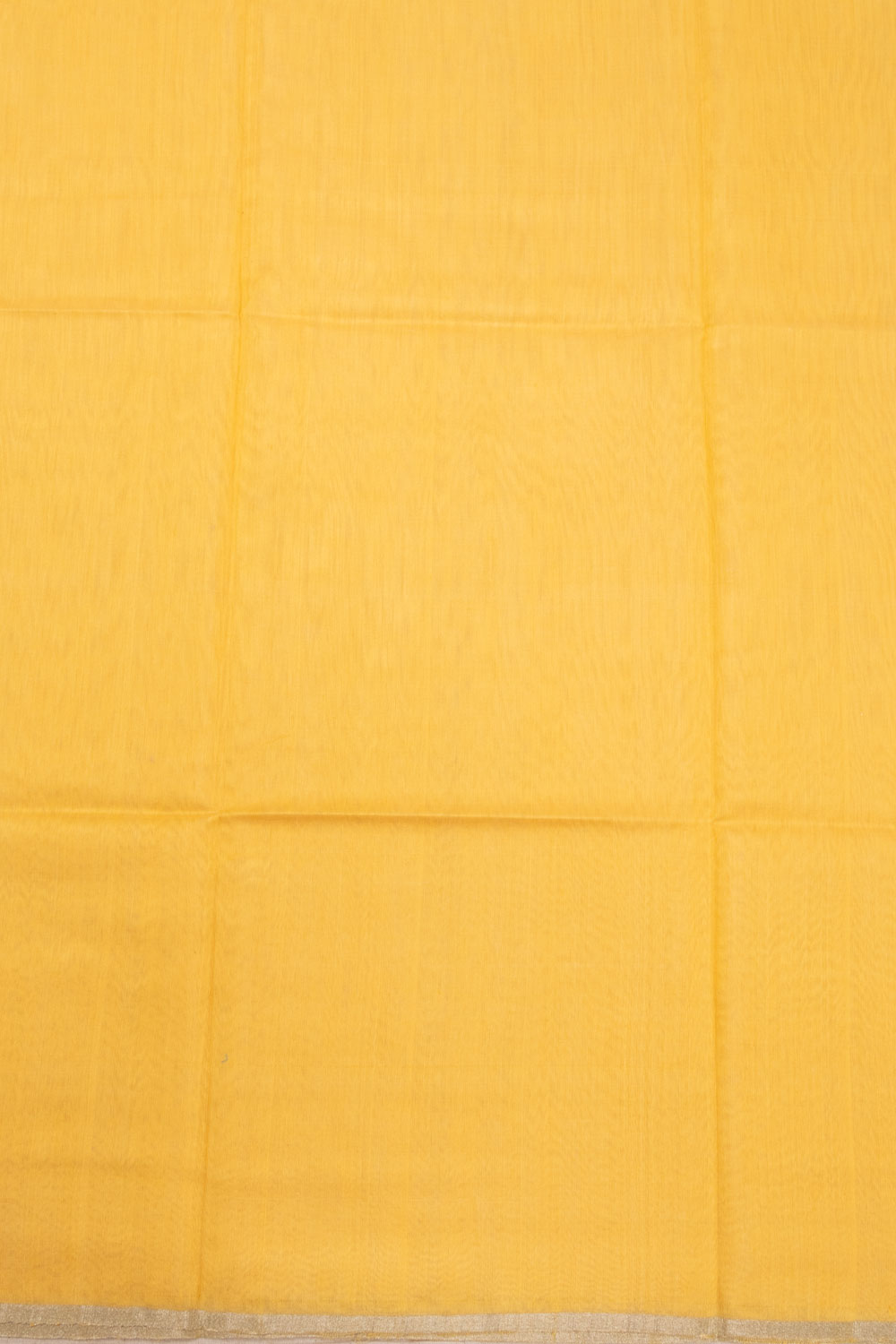 Yellow Chanderi Silk Cotton 2 pc Salwar Suit Material