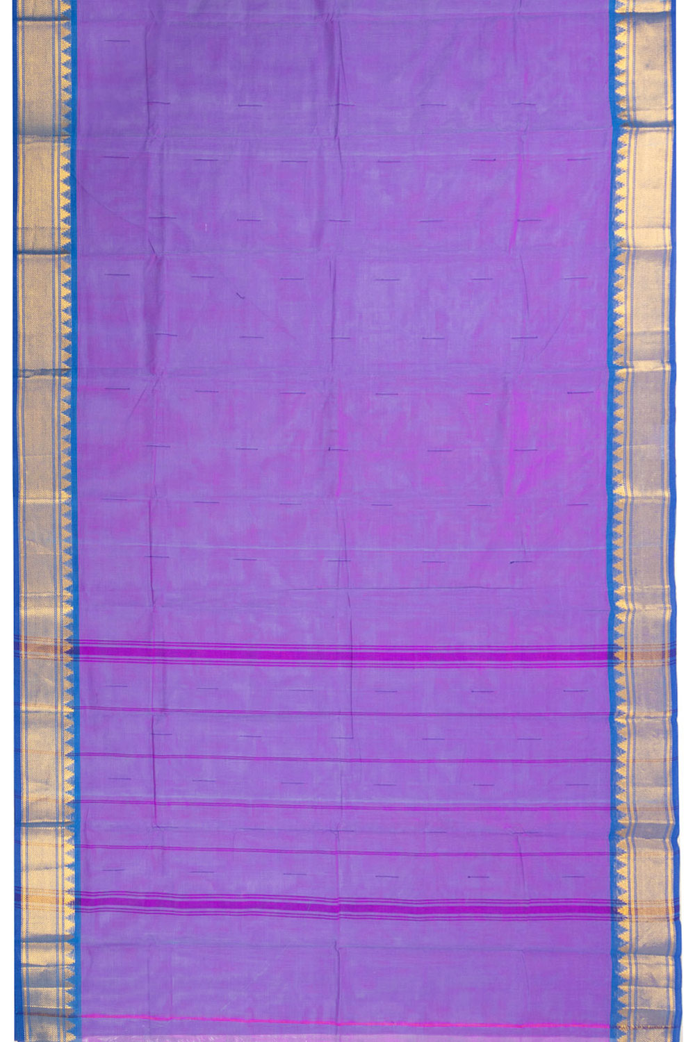 Violet Handloom Chettinad Cotton Saree 10072607