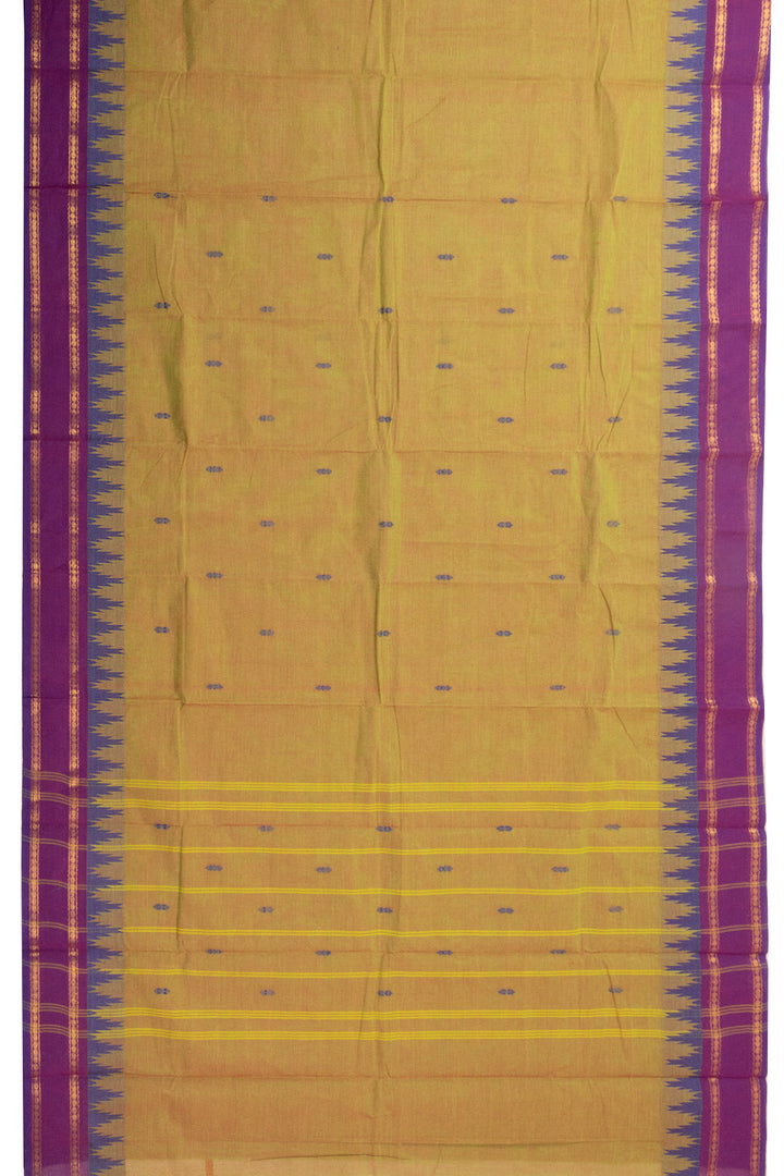 Green Handloom Chettinad Cotton Saree 10072699