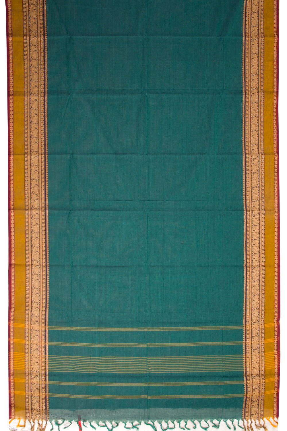 Green Handloom Chettinad Cotton Saree 10072707