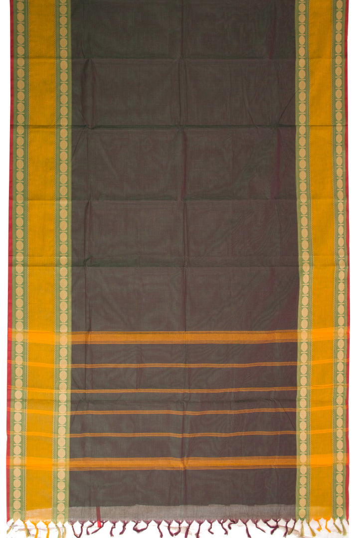 Green Handloom Chettinad Cotton Saree 10072708