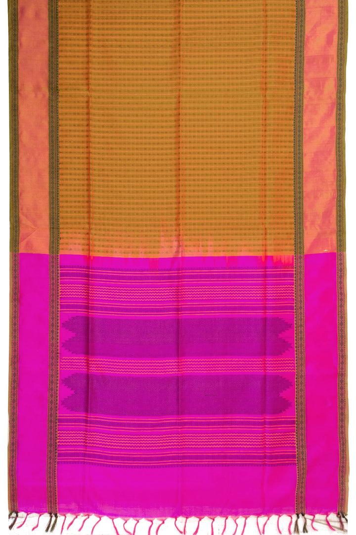 Magenta Handloom Kanchi Silk Cotton Saree 10073571