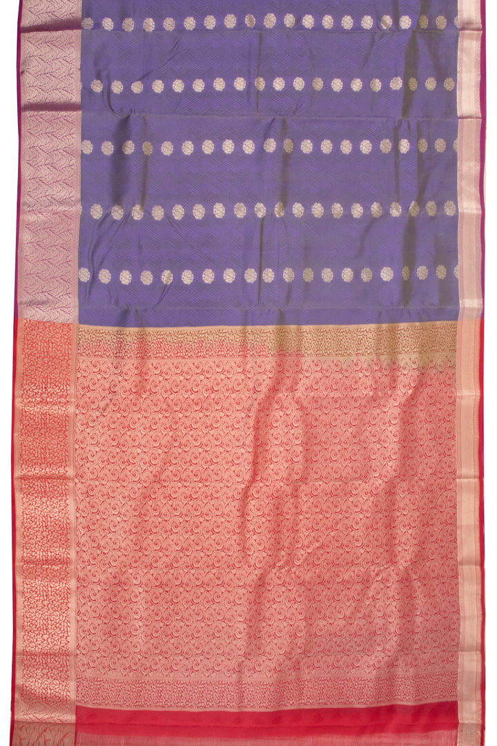 Purple Handloom Kanjivaram Blanded silk 10072900