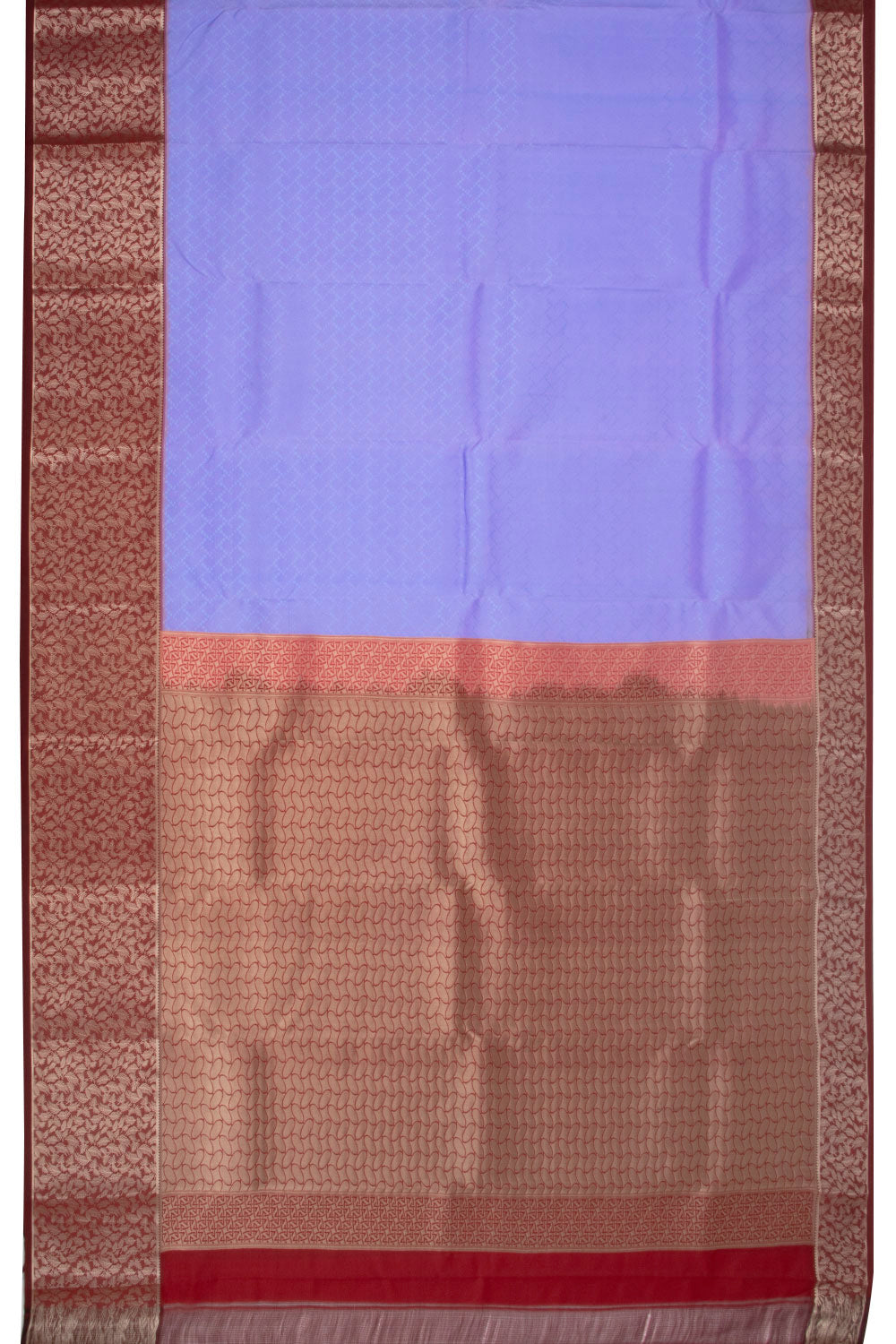 Purple Handloom Kanjivaram Silk Saree 10073825