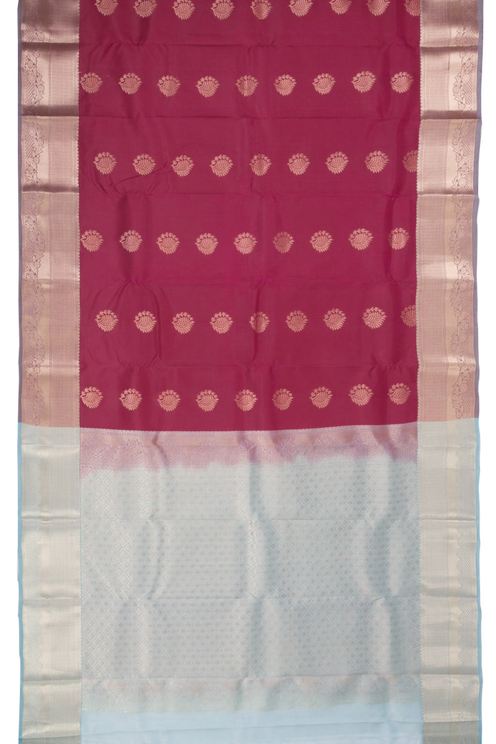 Maroon Handloom Kanjivaram Silk Saree 10073827