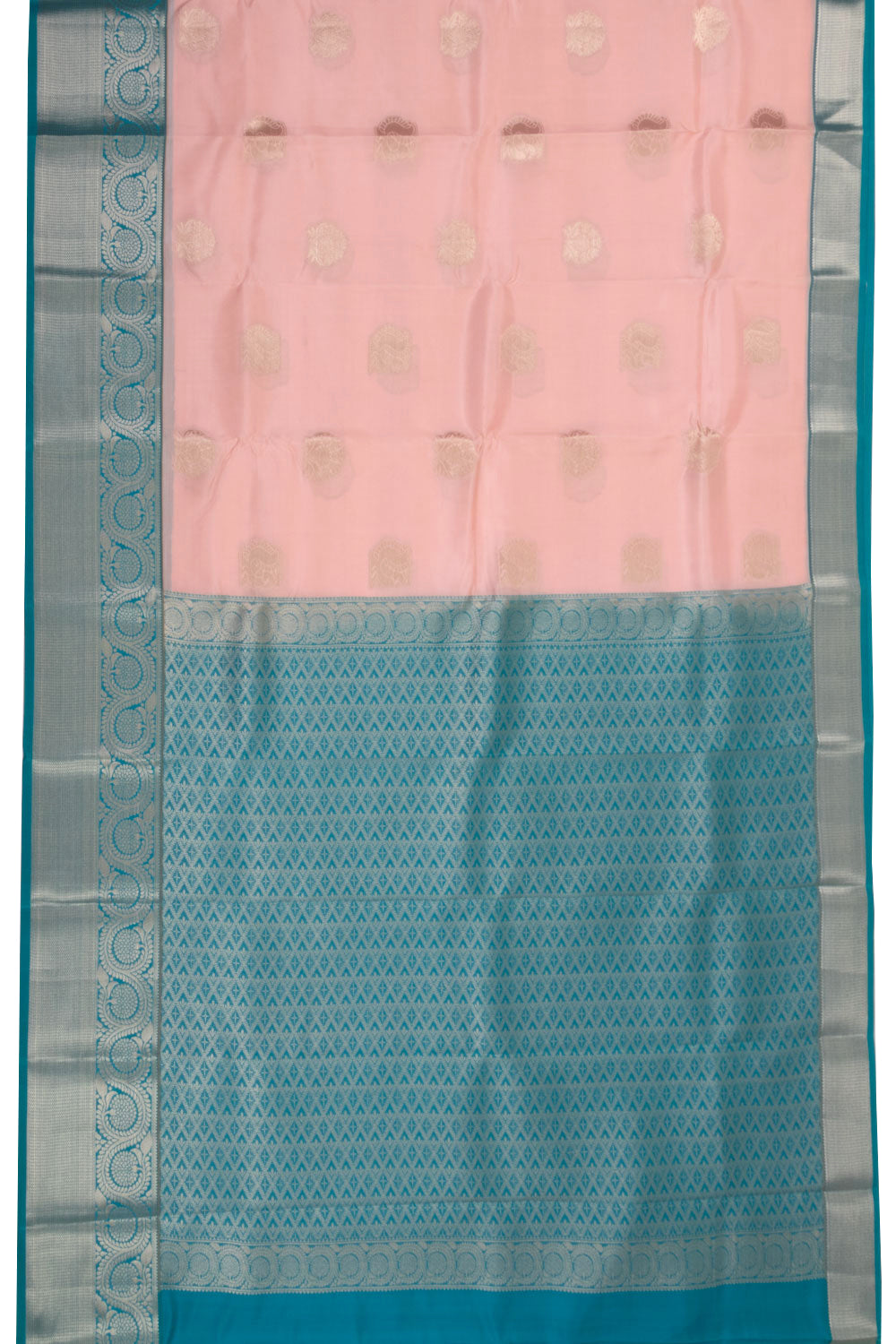 Pink Handloom Kanjivaram Silk Saree 10073831