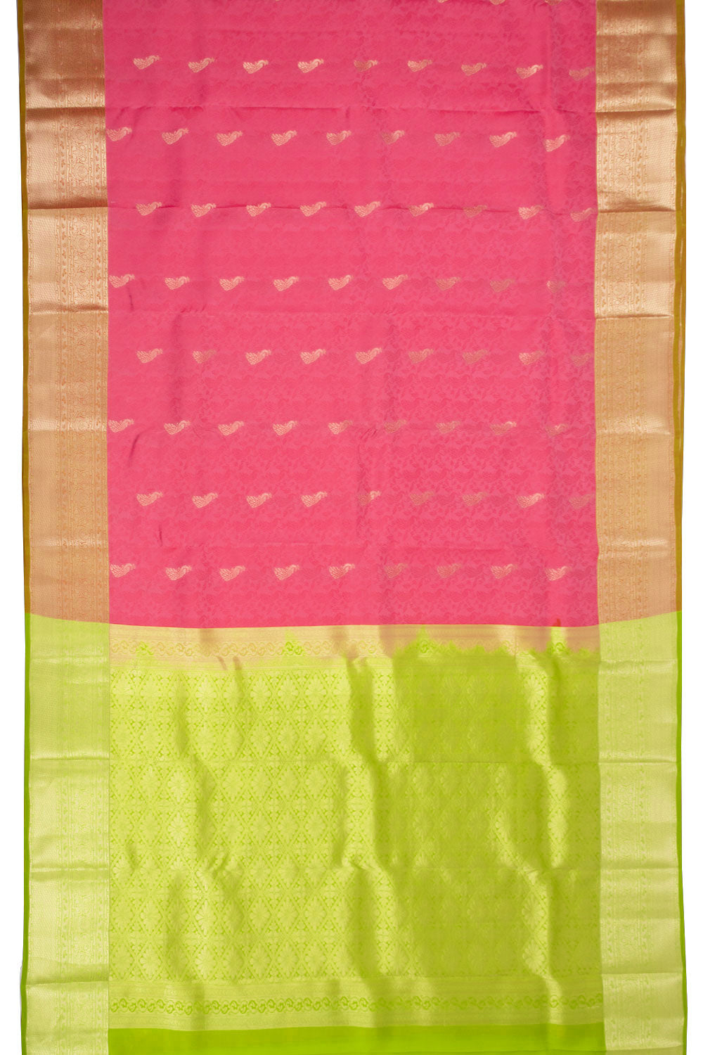 Pink Handloom Kanjivaram Silk Saree 10073841