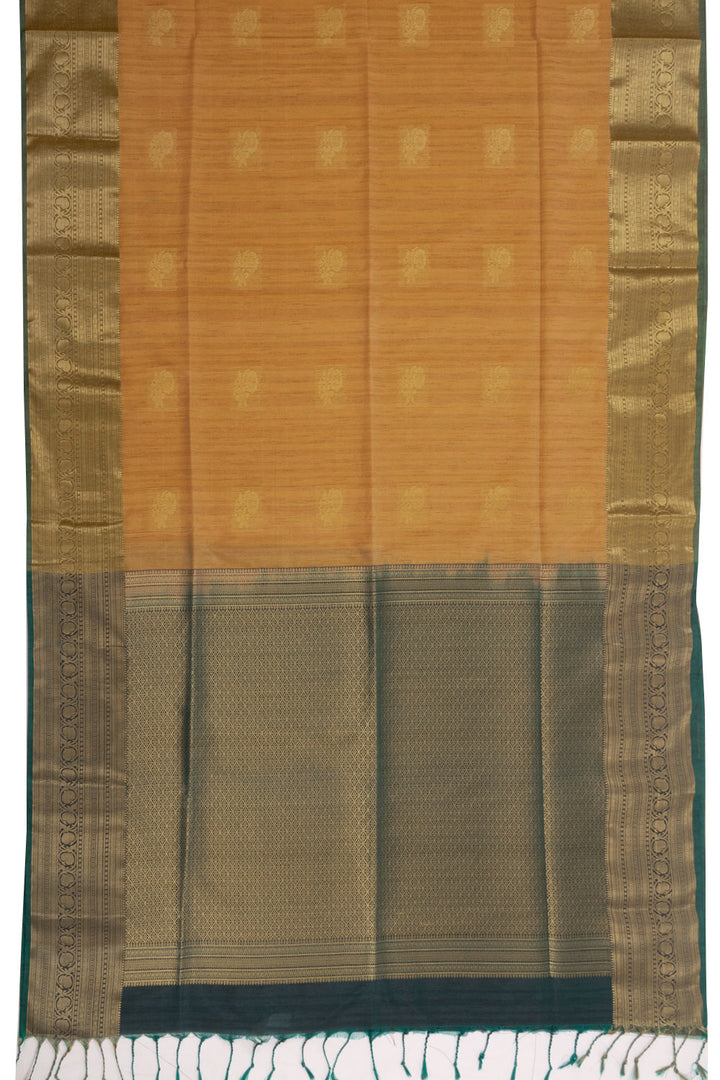 Brown Jute Weave Kanjivaram Silk Saree 10073846