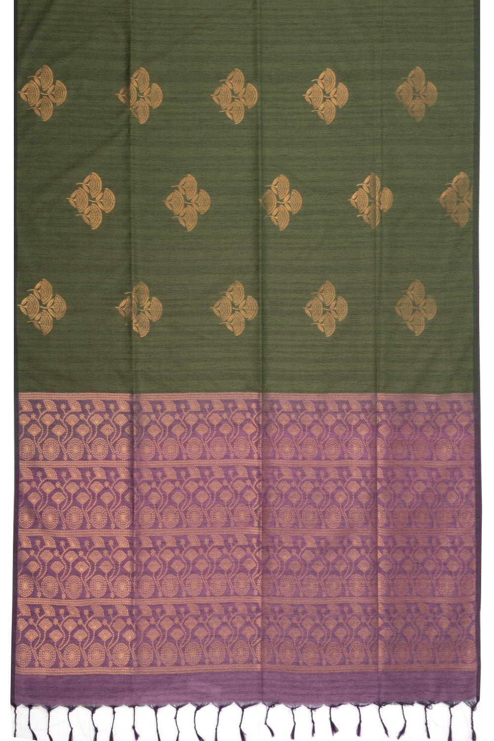 Green Jute Weave Kanjivaram Silk Saree 10073851