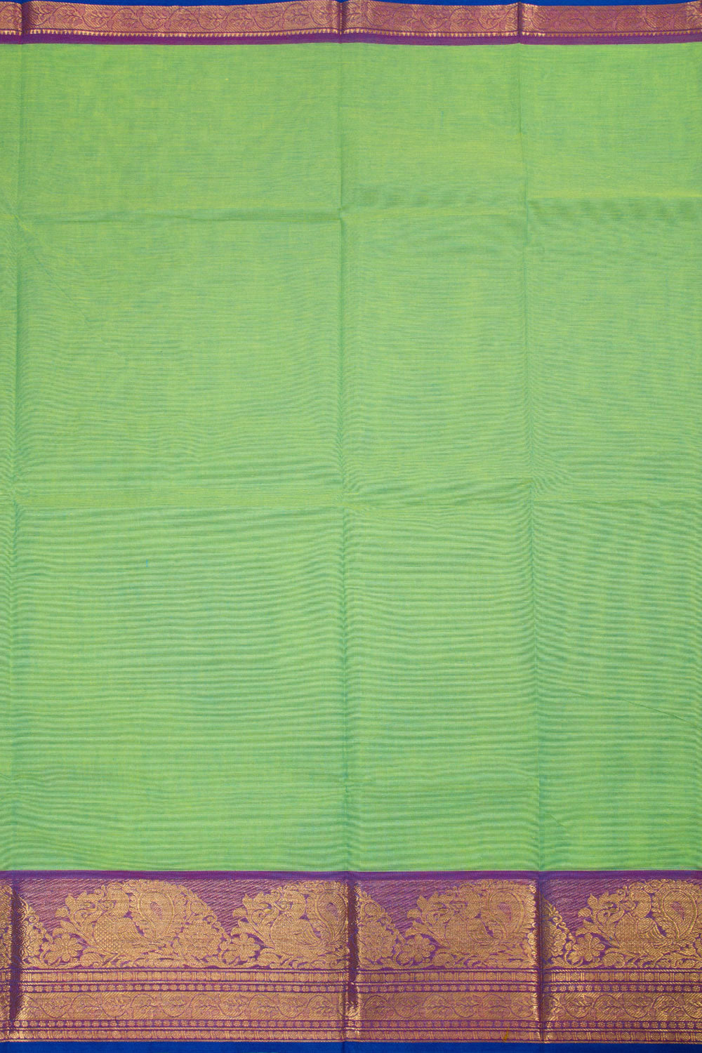 Spring Green Handloom Kanchi Cotton Saree 10063458