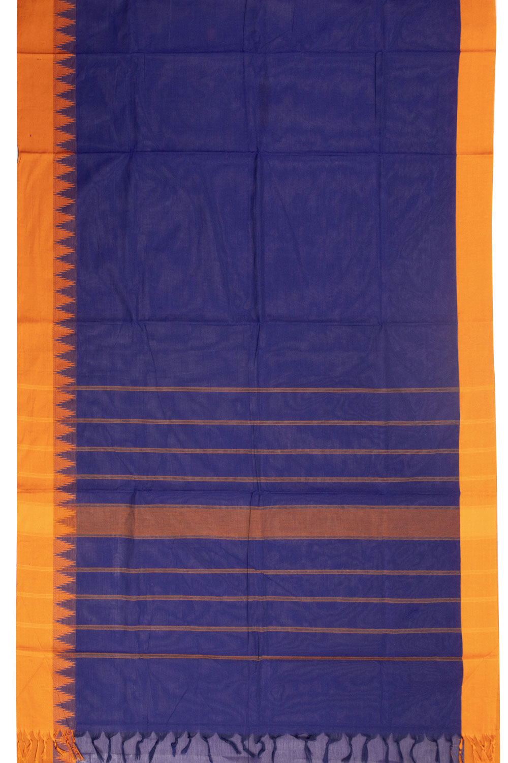 Blue Handloom Kanchi Cotton Saree 