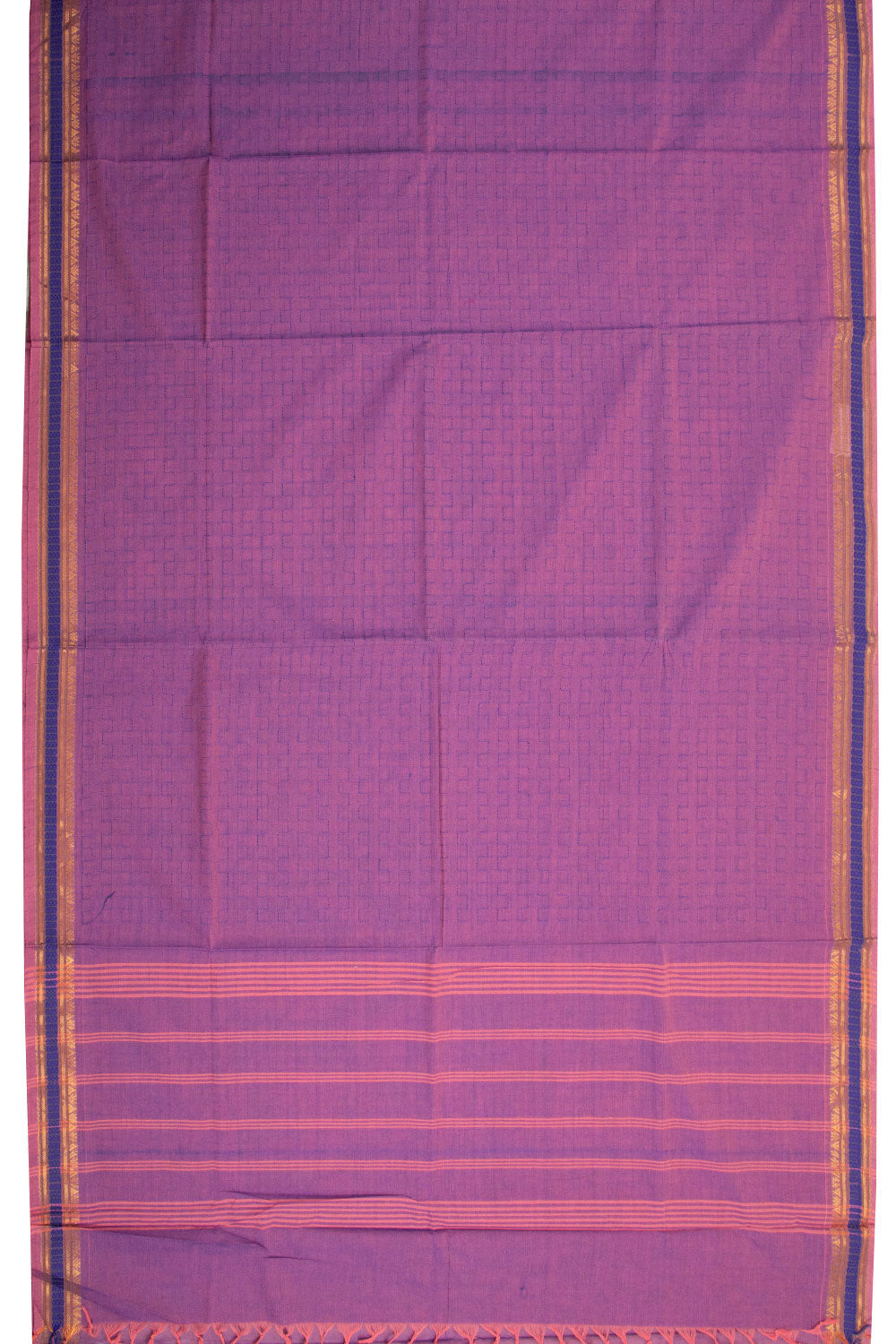 Pink Handloom Kanchi Cotton Saree 