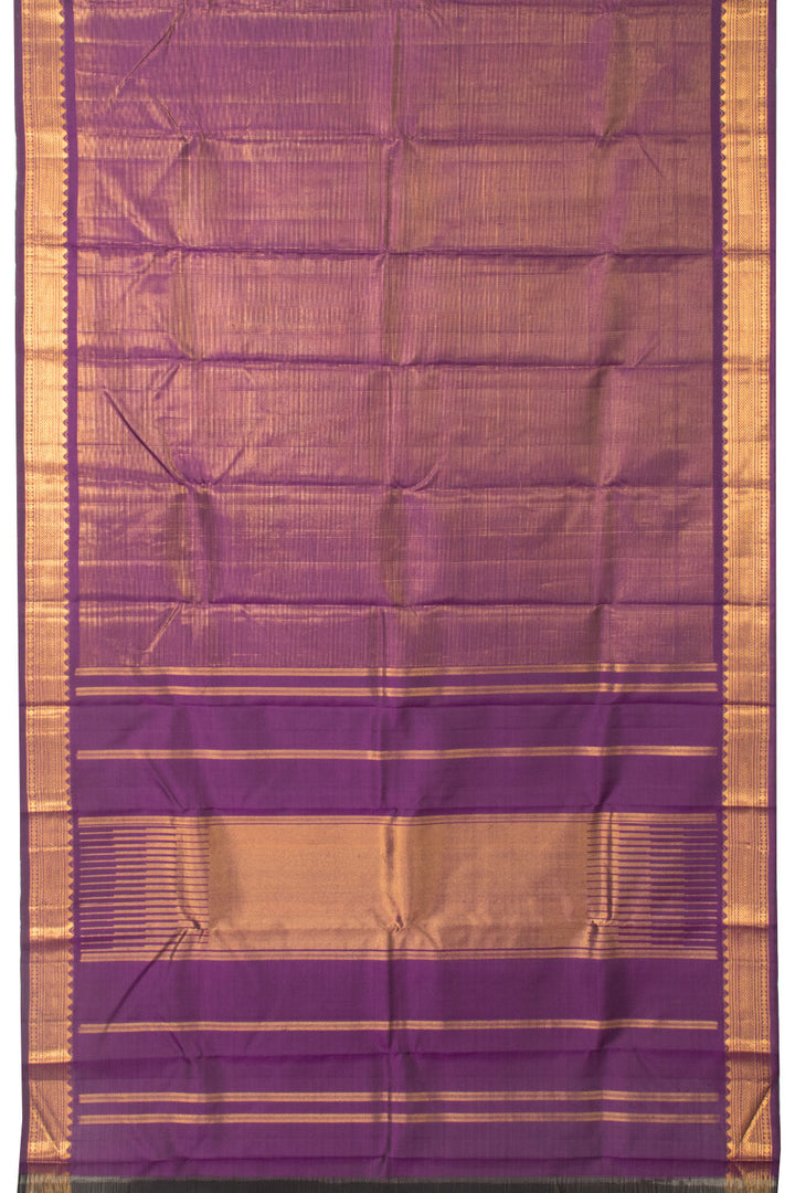 Purple Handloom Kanjivaram Silk Saree - Avishya