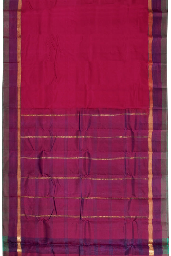 Red Handloom Pure Silk Kanjivaram Saree 10071961