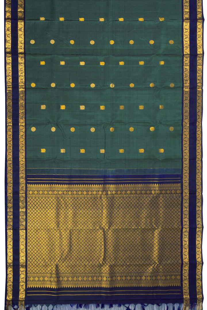 Green Light Weight Kanjivaram Pure Silk Saree 10073801