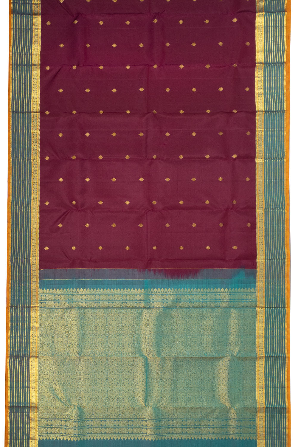 Purple Light Weight Kanjivaram Pure Silk Saree 10073804