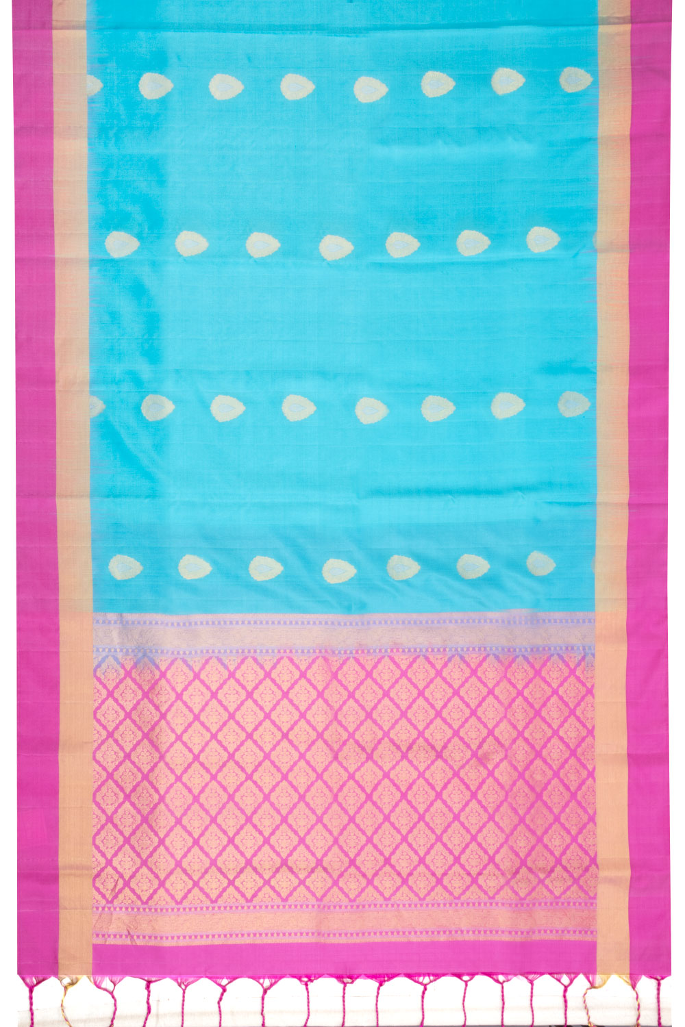 Blue Kanjivaram Soft Silk Saree