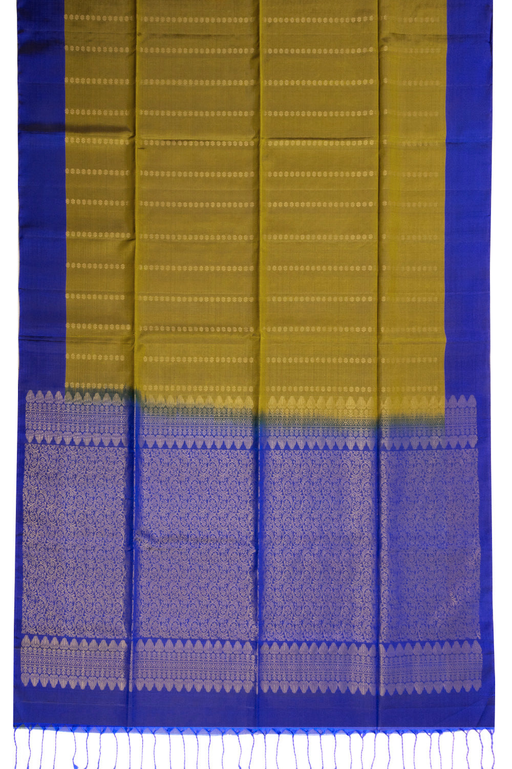 Blue Handloom Kanjivaram Soft Silk Saree 10072766