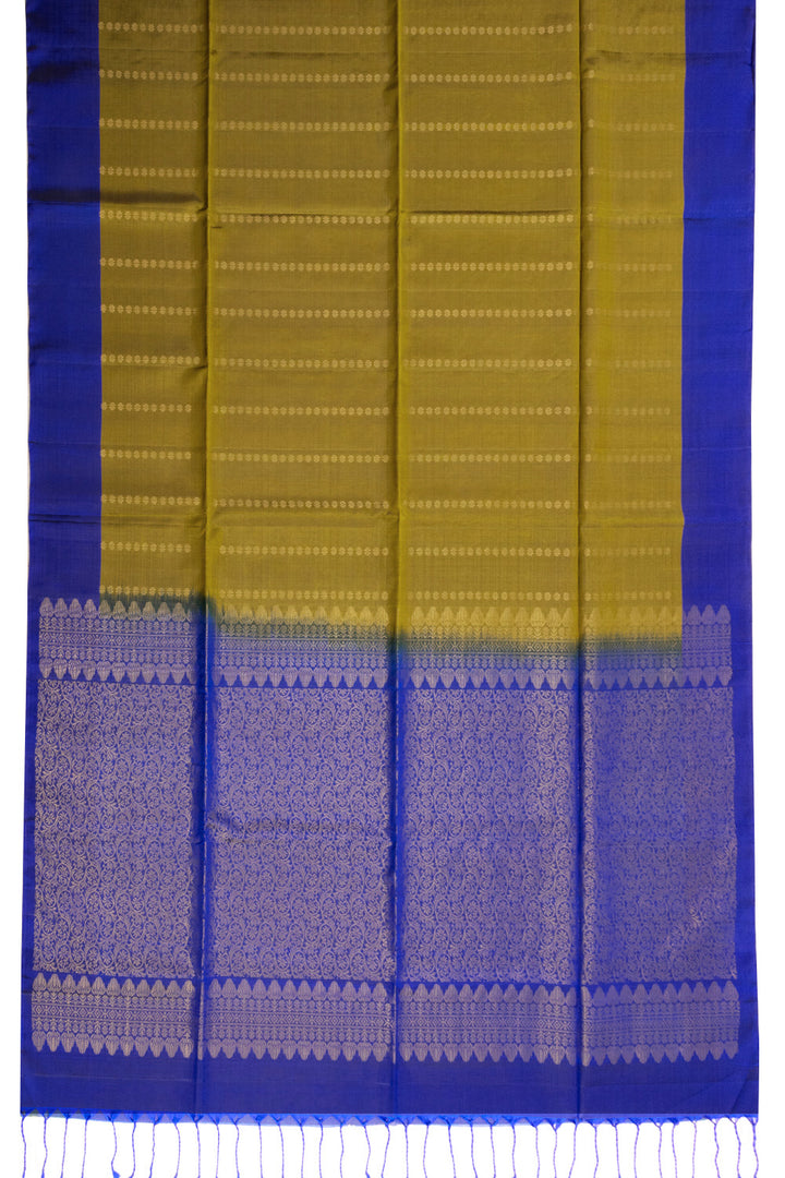 Blue Handloom Kanjivaram Soft Silk Saree 10072766