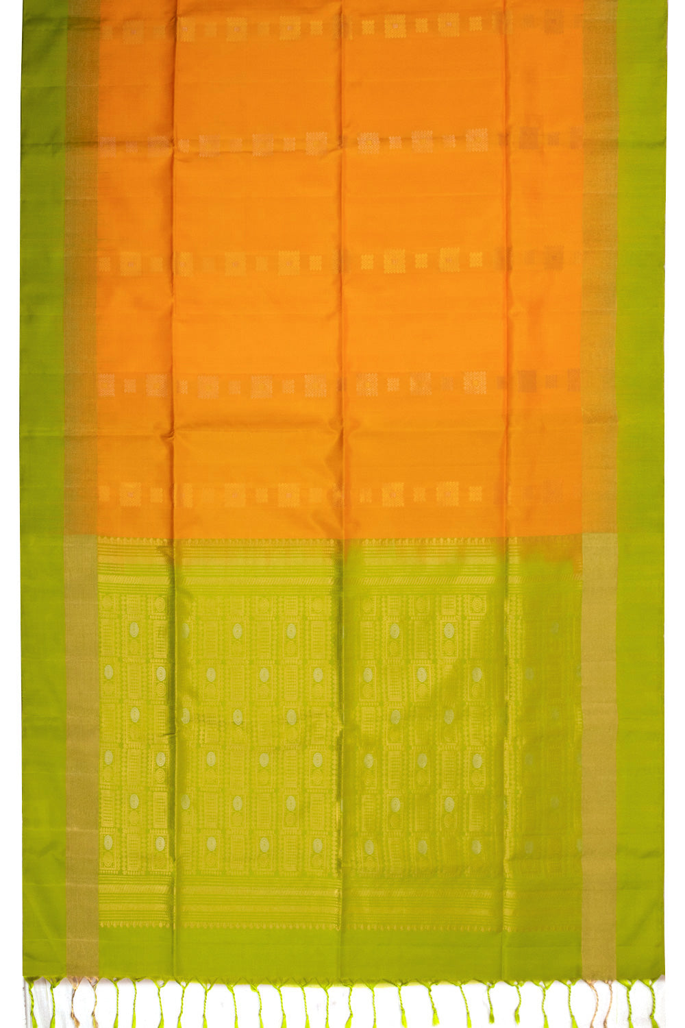 Yellow Handloom Kanjivaram Soft Silk Saree 10072767